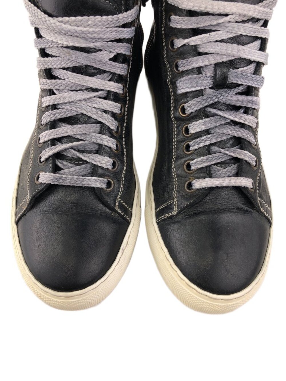Benheart Lombardi Leather High-Top Zip Sneakers EUR 39 - Picture 12 of 12